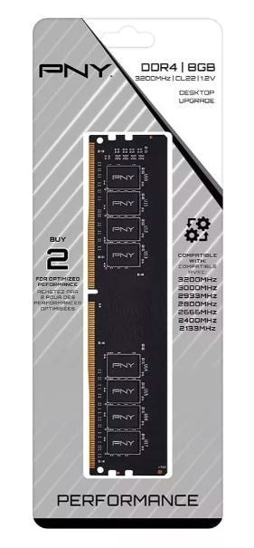 Компютърна памет PNY MD8GSD43200-SI RAM модул 8GB DDR4 3200MHZ 25600