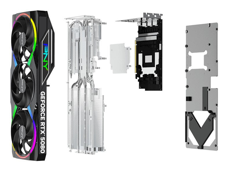 PNY GeForce RTX 5080 ARGB OC - 16 GB GDDR7 видеокарта