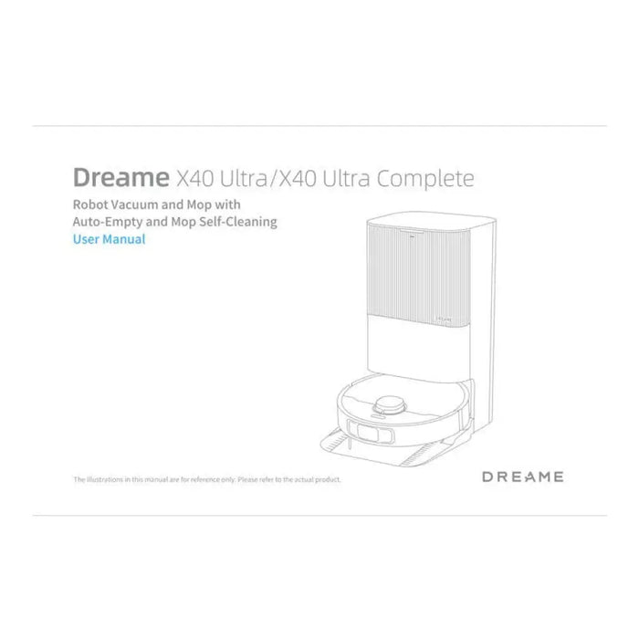 Почистващ робот Dreame X40 Ultra (бял)