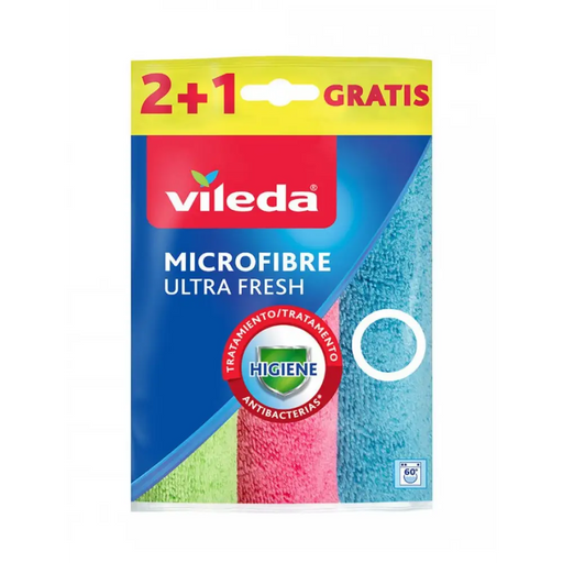 Почистваща кърпа Vileda Microfibre Ultra Fresh 3 бр.