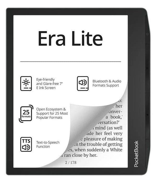 PocketBook Era Lite 710 7" 16GB Wi-Fi четец за електронни книги – цвят „камък зелено“
