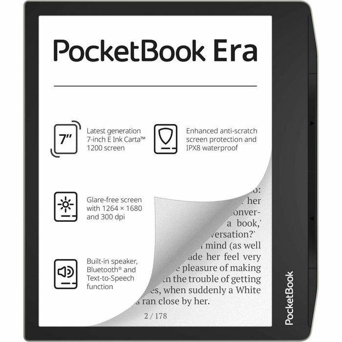 Електронна книга PocketBook 700 Era Silver Многоцветен Черен/Сребрист 16 GB 7"