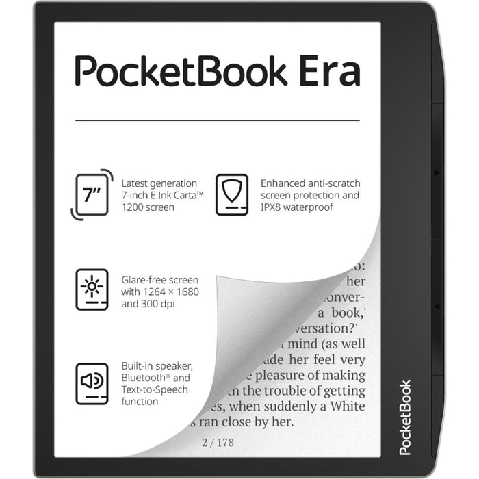 Електронна книга PocketBook 700 Era Silver Многоцветен Черен/Сребрист 16 GB 7"