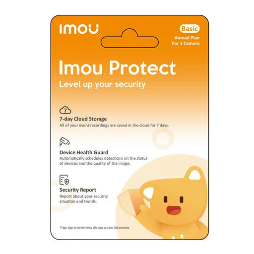 Подаръчен ваучер IMOU Protect Basic (годишен план)