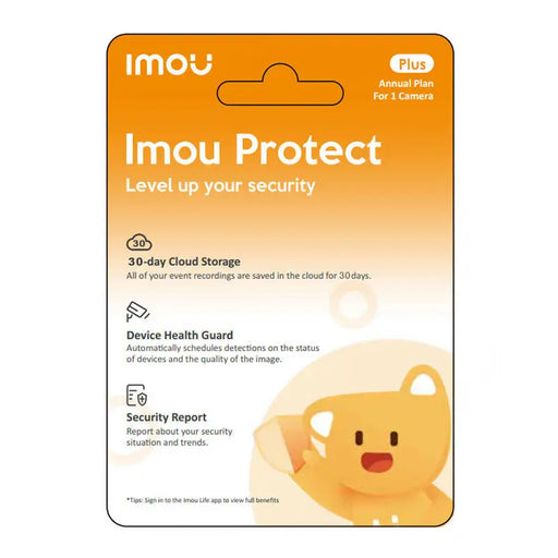 Подаръчен ваучер IMOU Protect Plus (годишен план)