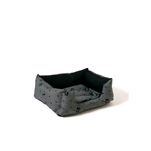ПОДАРЪК Легло за куче XL - графит - 75x55x15 см