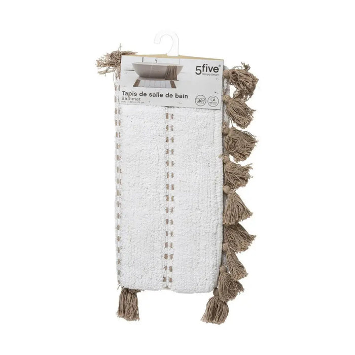 Подложка за баня 5five Simply Smart Pom pom Кафяв Памук 50