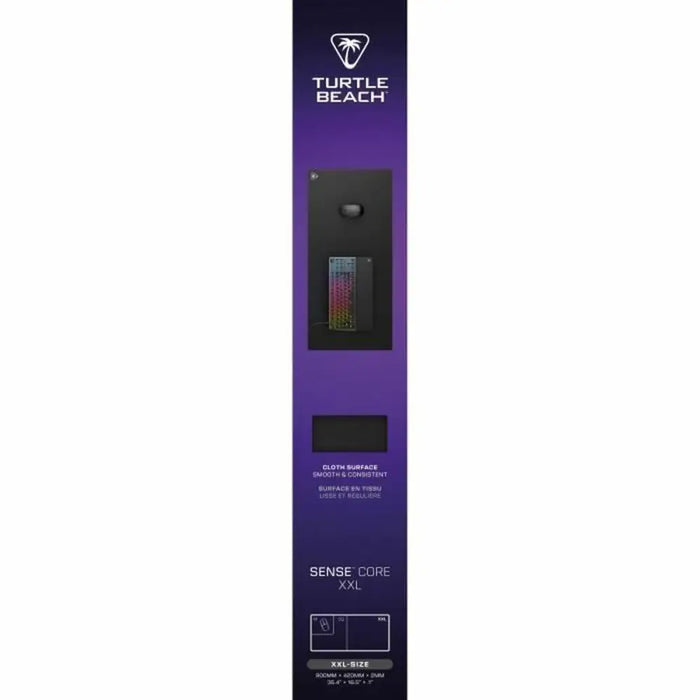 Подложка за мишка Turtle Beach Sense Core XXL Черен