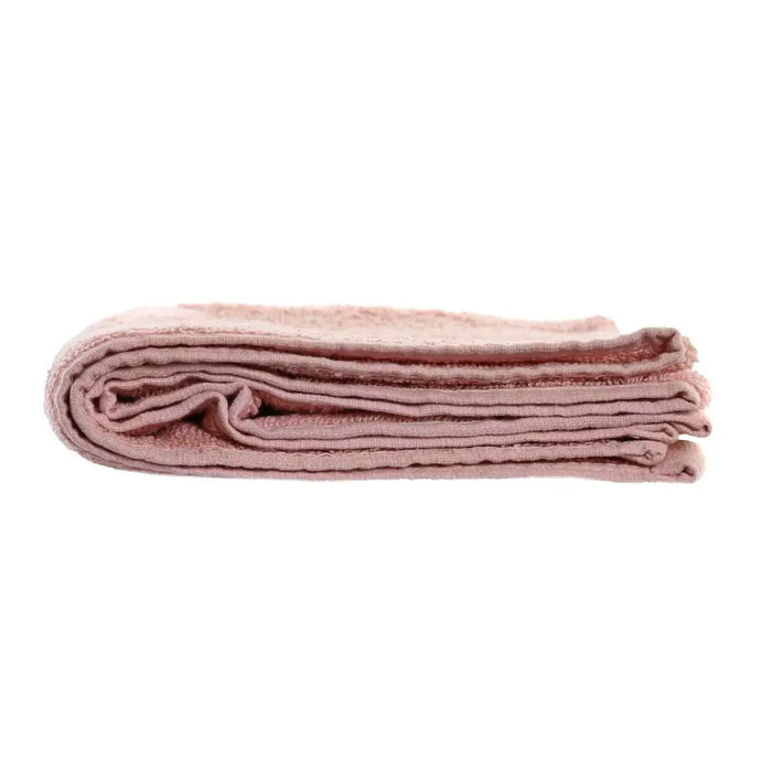 Подложка за баня DKD Home Decor 600 gsm Памук Светло розово