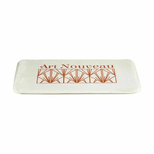 Подложка за баня Berilo 89567 BM308AB-18D Art Nouveau Бял