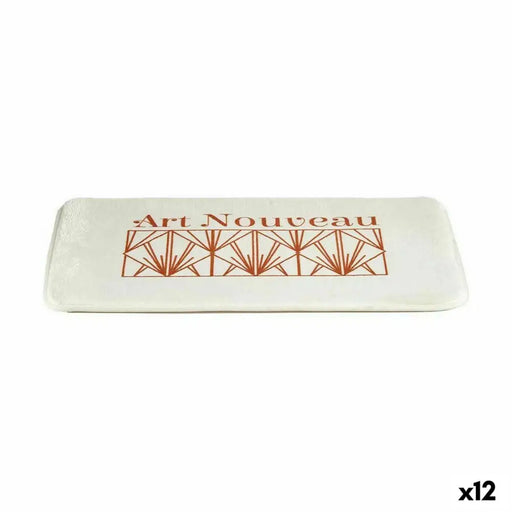 Подложка за баня Berilo 89567 BM308AB-18D Art Nouveau Бял