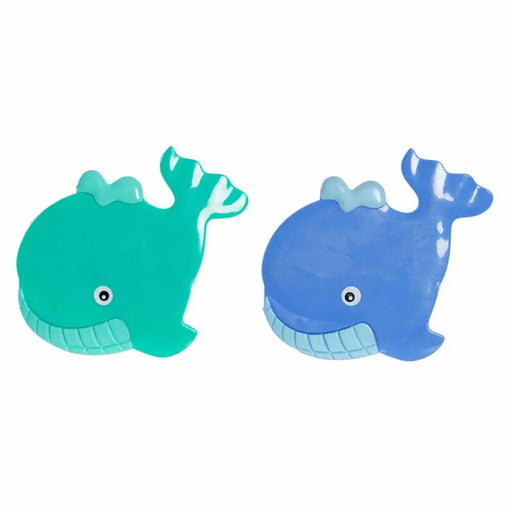 Подложка за баня DKD Home Decor 11,5 x 1 x 10 cm Син цвят