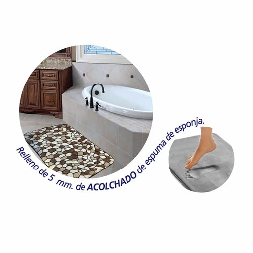 Подложка за баня Hidalgo Камък 40 x 60 cm