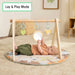 Подложка за игра Ingenuity WonderWood 81,3 x 81,3 x 47 cm