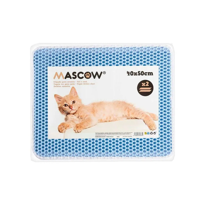 Подложка за Котешка Тоалетна Mascow 242 242 Син 50 x 40 x