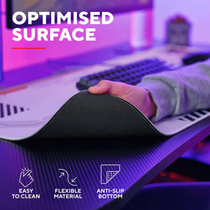 Подложка за мишка за игра Trust 25717 Бял