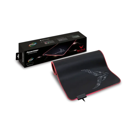 Подложка за мишка PowerColor Red Devil RGB - XL