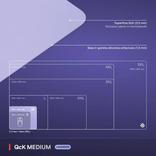 Подложка за мишка SteelSeries Люляк