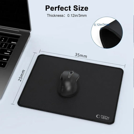 Подложка за мишка Tech-Protect A100 35 x 25 см - Черна