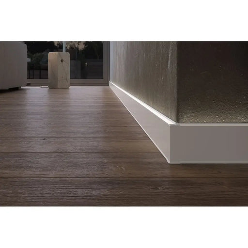 ПОДОВ PVC ПЕРВАЗ DOELLKEN CUBICA КАПАК 2.5М БЯЛ ГОРНО ОС