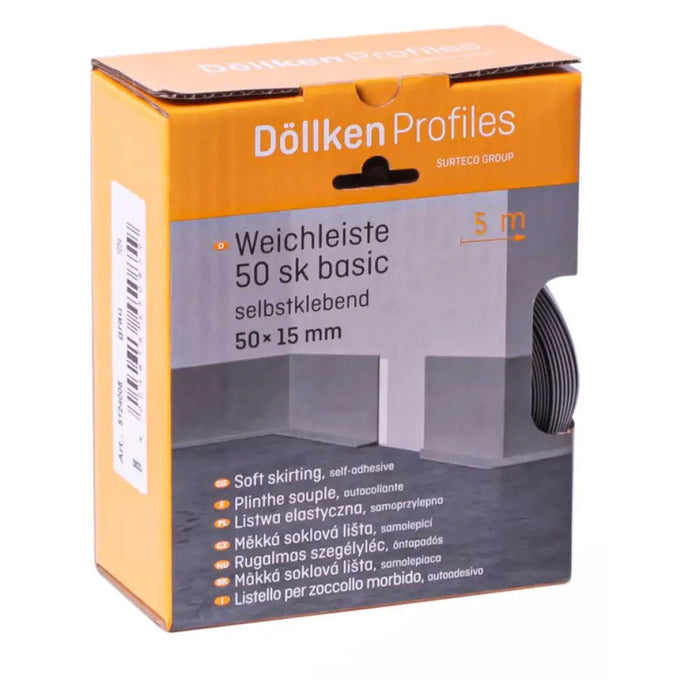 ПОДОВ PVC ПЕРВАЗ DOELLKEN САМОЗАЛЕПВАЩ СИВ 5М