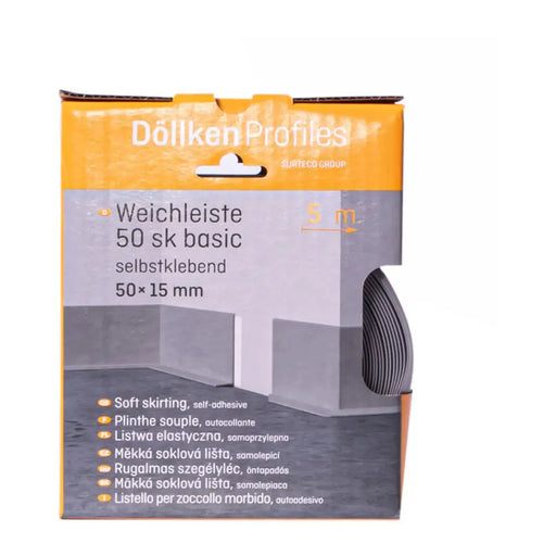 ПОДОВ PVC ПЕРВАЗ DOELLKEN САМОЗАЛЕПВАЩ СИВ 5М