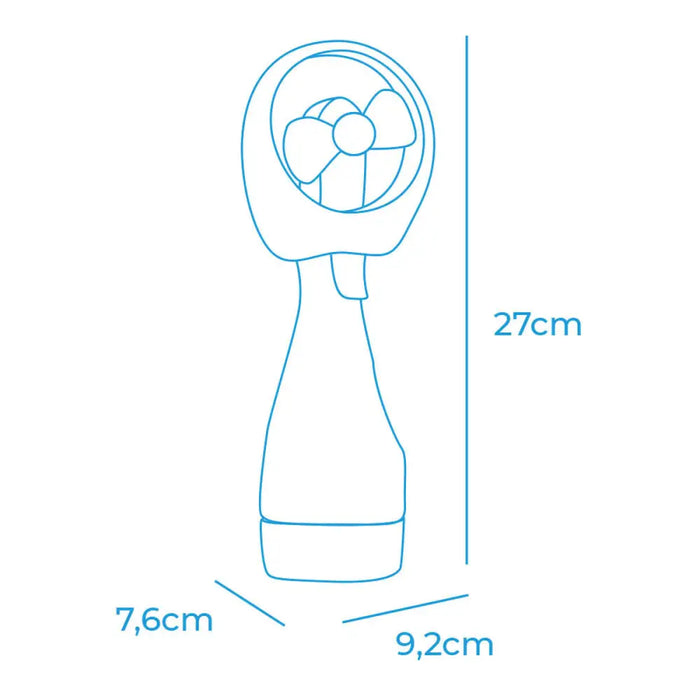 Подвижен Велтилатор EDM 33979 Бутилка Пулверизатор