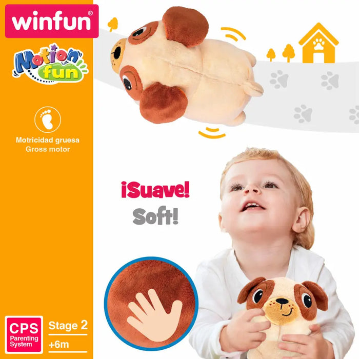 Подвижна Плюшена Играчка Winfun Плюш Пластмаса 17 x 15 x 13