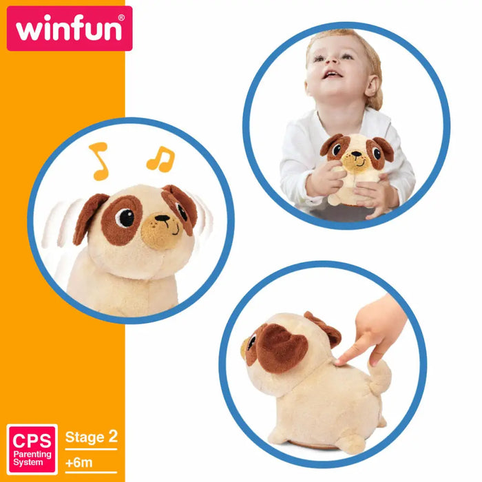 Подвижна Плюшена Играчка Winfun Плюш Пластмаса 17 x 15 x 13