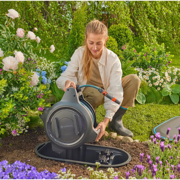 ПОДЗЕМНА КУТИЯ С МАРКУЧ 20M GARDENA UNDERCOVER BOX ROLLUP