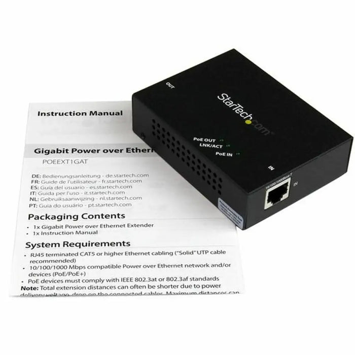 PoE рипийтър Startech POEEXT1GAT