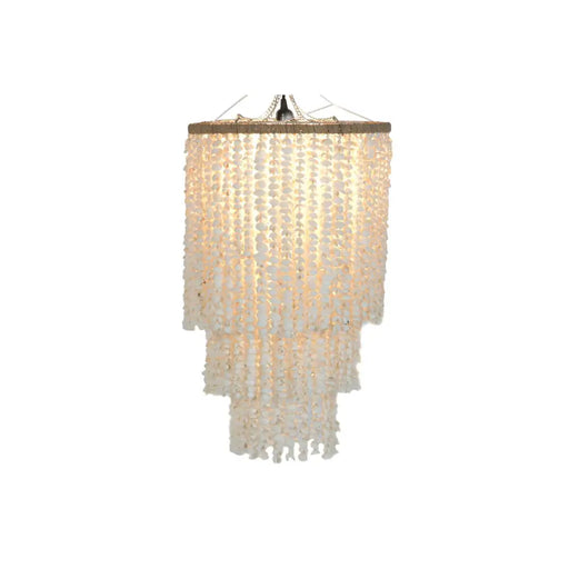 Полилей Home ESPRIT Бял Раковини 50 W 40 x 40 x 70 cm
