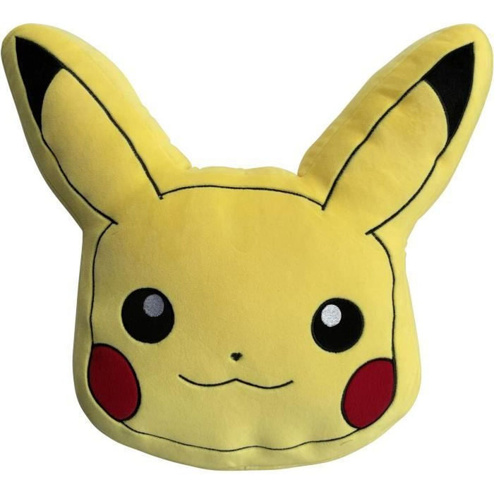 Възглавница Pokémon 40 x 3 x 43 cm Жълт полиестер Детски