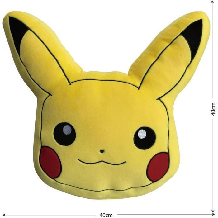 Възглавница Pokémon 40 x 3 x 43 cm Жълт полиестер Детски