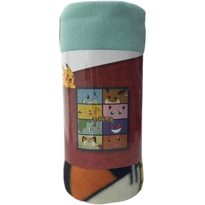 Одеяло Pokémon 12 x 10 x 24 cm Многоцветен Животни