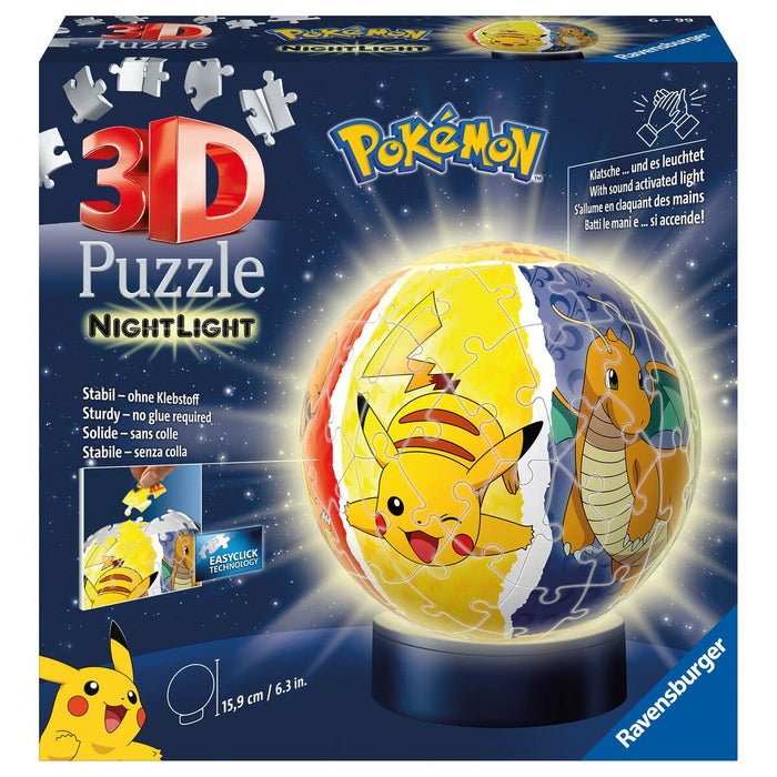 Пъзел 3D Pokémon Нощна светлина 72 Части