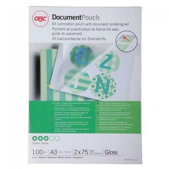 Покрития за ламинат GBC A3 (100 броя)