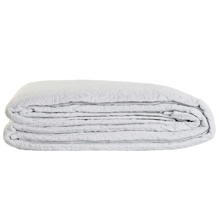 Покривка за легло DKD Home Decor Бял 180 легло 270 x 270 x