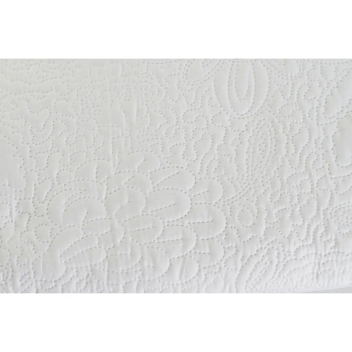 Покривка за легло DKD Home Decor Бял 180 легло 270 x 270 x