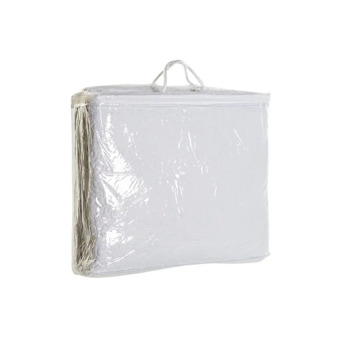 Покривка за легло DKD Home Decor Бял 180 легло 270 x 270 x