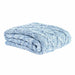 Покривка за Легло DKD Home Decor Син Небесно синьо 150 x