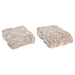 Покривка за Легло DKD Home Decor Светло розово 150 x 125 x