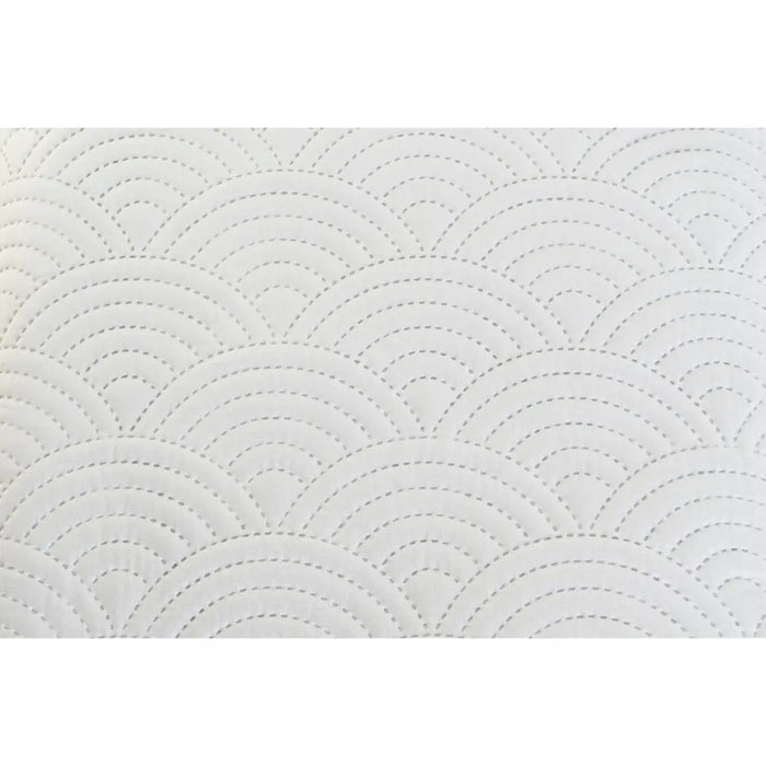 Покривка за легло DKD Home Decor Бял 180 легло 270 x 270 x