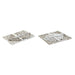 Покривка за маса и салфетки DKD Home Decor 2 броя 150 x 150