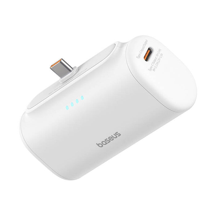 Преносима батерия Baseus Compact, 5000mAh, 20W, USB-C, бяла