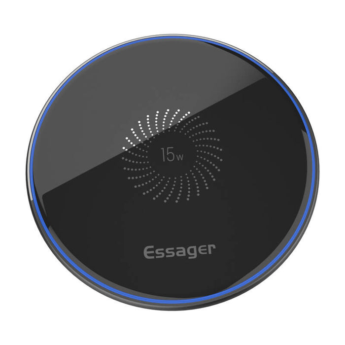 Магнитно безжично зарядно Essager EWXZMX-JMB01, 15W, черно