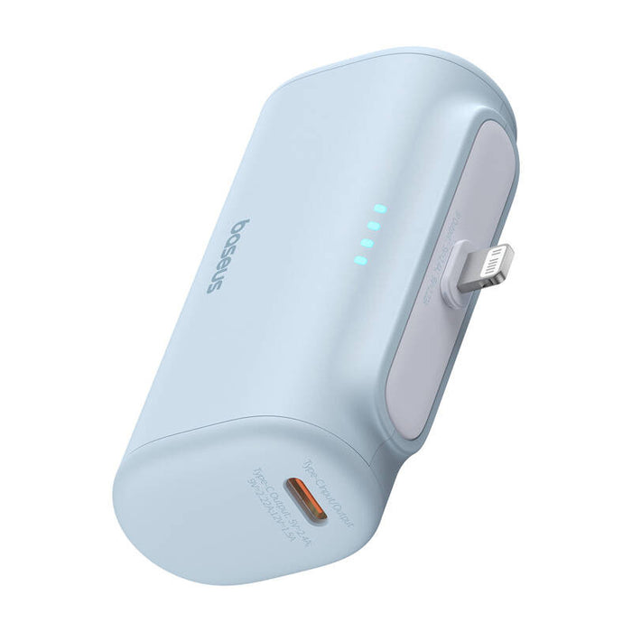 Преносима батерия OS-Baseus Compact, IP, 5000mAh, 20W, синя