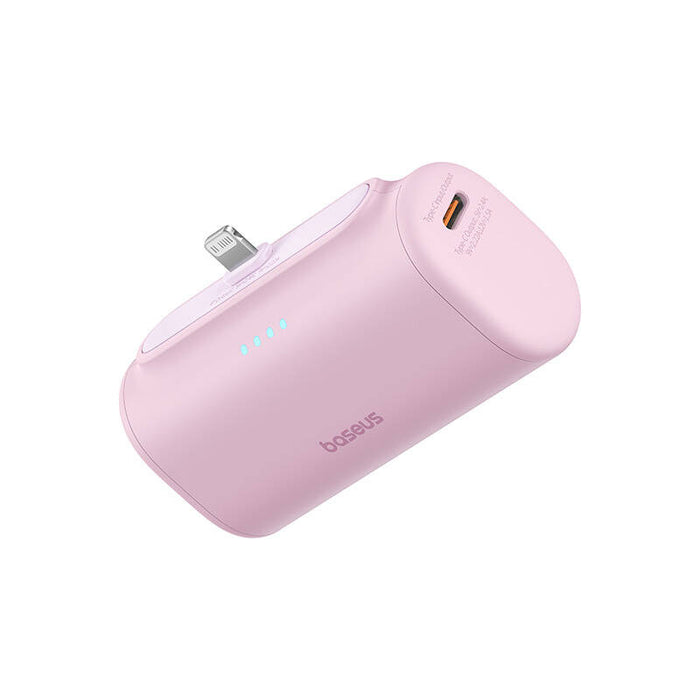 Преносима батерия OS-Baseus Compact, IP, 5000mAh, 20W, розова