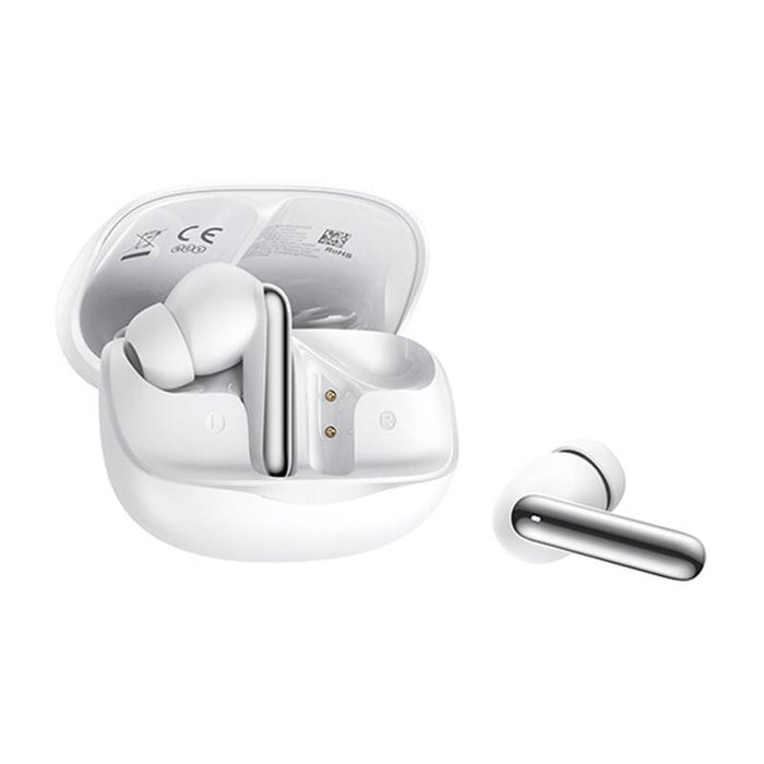 Безжични слушалки QCY MeloBuds HT12, Bluetooth 5.4, IPX4, бели