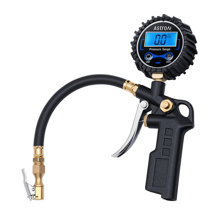 Пистолет с дигитален манометър за гуми AstroAI GL-1402A, 250PSI